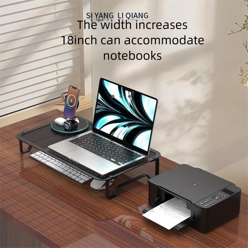 Soporte para teclado de computadora con refrigeración y elevación, artefacto para dormitorio, soporte de almacenamiento para portátiles para juegos_voghion.com