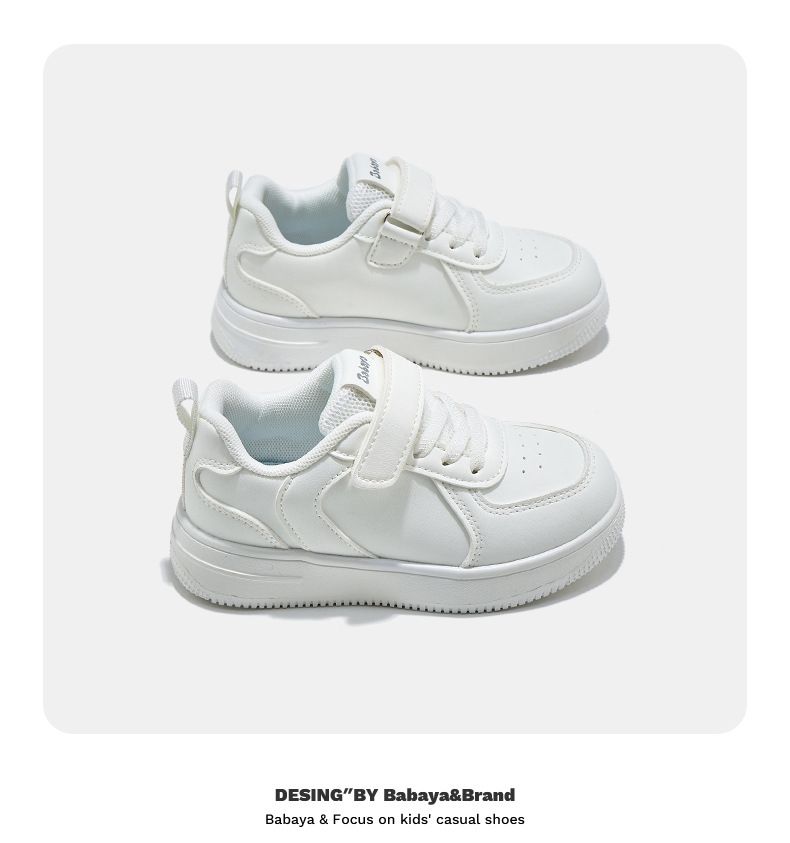 XD-YS50750 Children's White Shoes, Girls' Shoes, New Student White Shoes, And Boys' Casual Sports Shoes Are Trendy_voghion.com