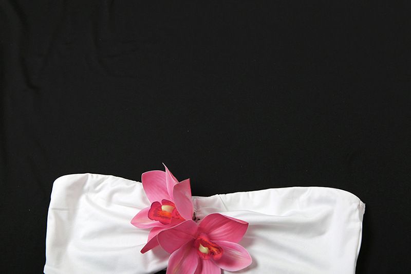 Traje de falda con estampado envolvente de cintura alta sexy para mujer_voghion.com