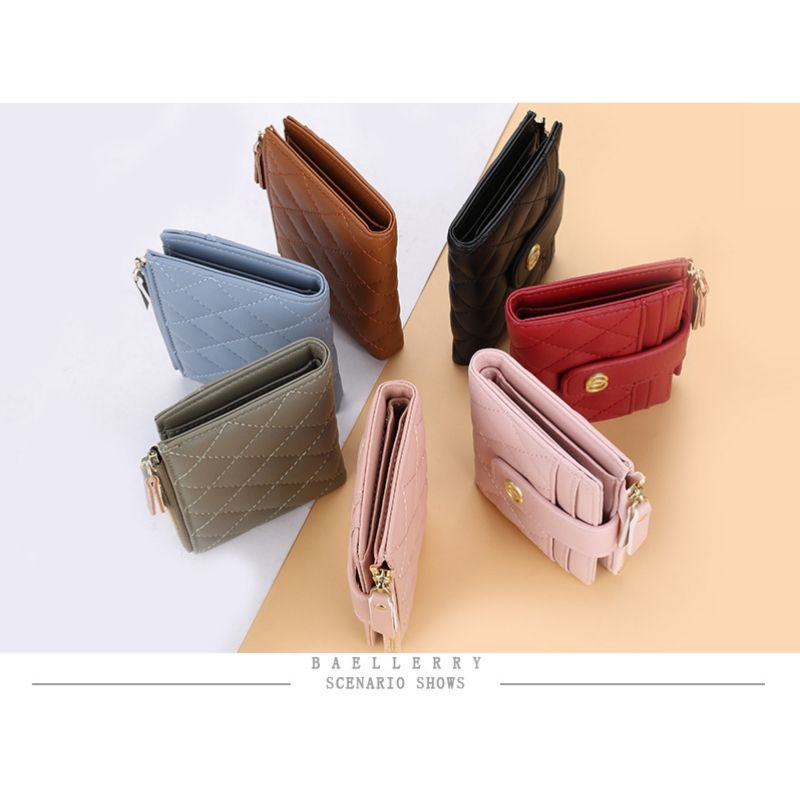 Wallets Small Card Holders Classic Short Top Quality Leather Female Purse Zipper Wallet For Women Carteria_voghion.com