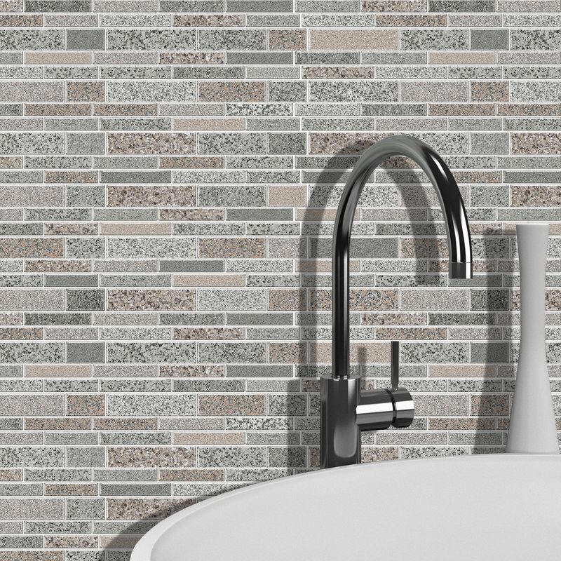 12 pezzi adesivi per piastrelle in cristallo di marmo a forma di mosaico per cucina, bagno, decorazione murale autoadesiva impermeabile_voghion.com