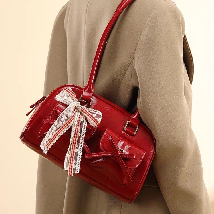 Borsa a tracolla da donna PU Korean Baseball Hundred, versione leggera e lussuosa della moda_voghion.com