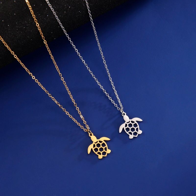 Skyrim Sköldpadda Halsband Sköldpadda Länkkedja Övernaturlig Amulett Gåva För Kvinna Man Mode Rostfritt Stål Hängsmycken_voghion.com