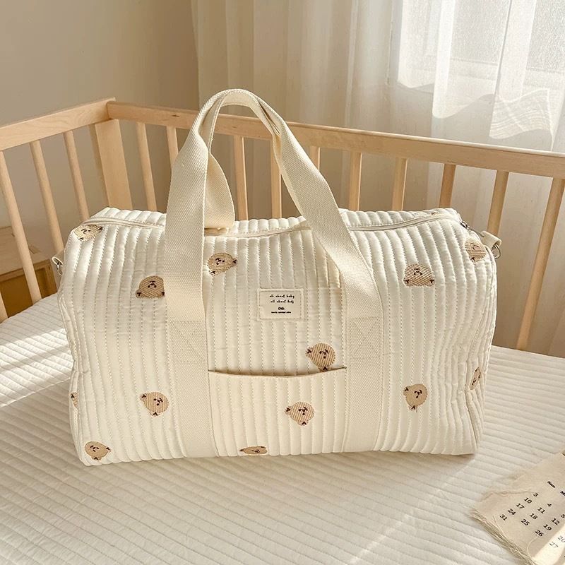 Nuovo stile mamma bambino Yansew grande capacità coperta bambina plissettata borsa portaoggetti, vestiti pieghevole sacchetto antipolvere_voghion.com