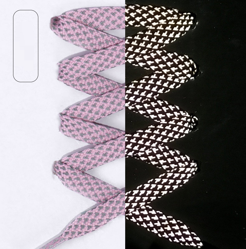 Accessori per scarpe, attrezzatura per la corsa notturna luminosa bifacciale, scarpe sportive bianche, scarpe da basket, colore bianco e nero_voghion.com