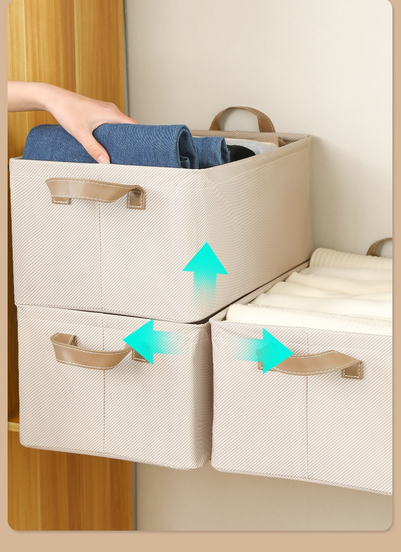 Home Furniture Storage Box Clothing Pants Wardrobe Storage Box Organizer Recommended Waterproof Gabardine_voghion.com
