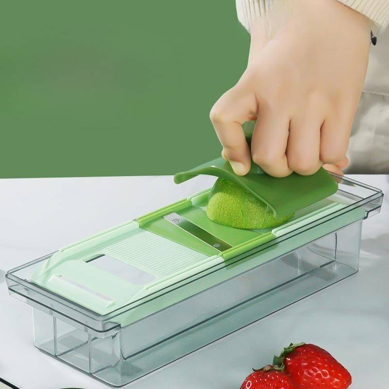 Ensemble de gadgets de cuisine, coupe-légumes multifonctionnel, trancheuse manuelle, râpe_voghion.com