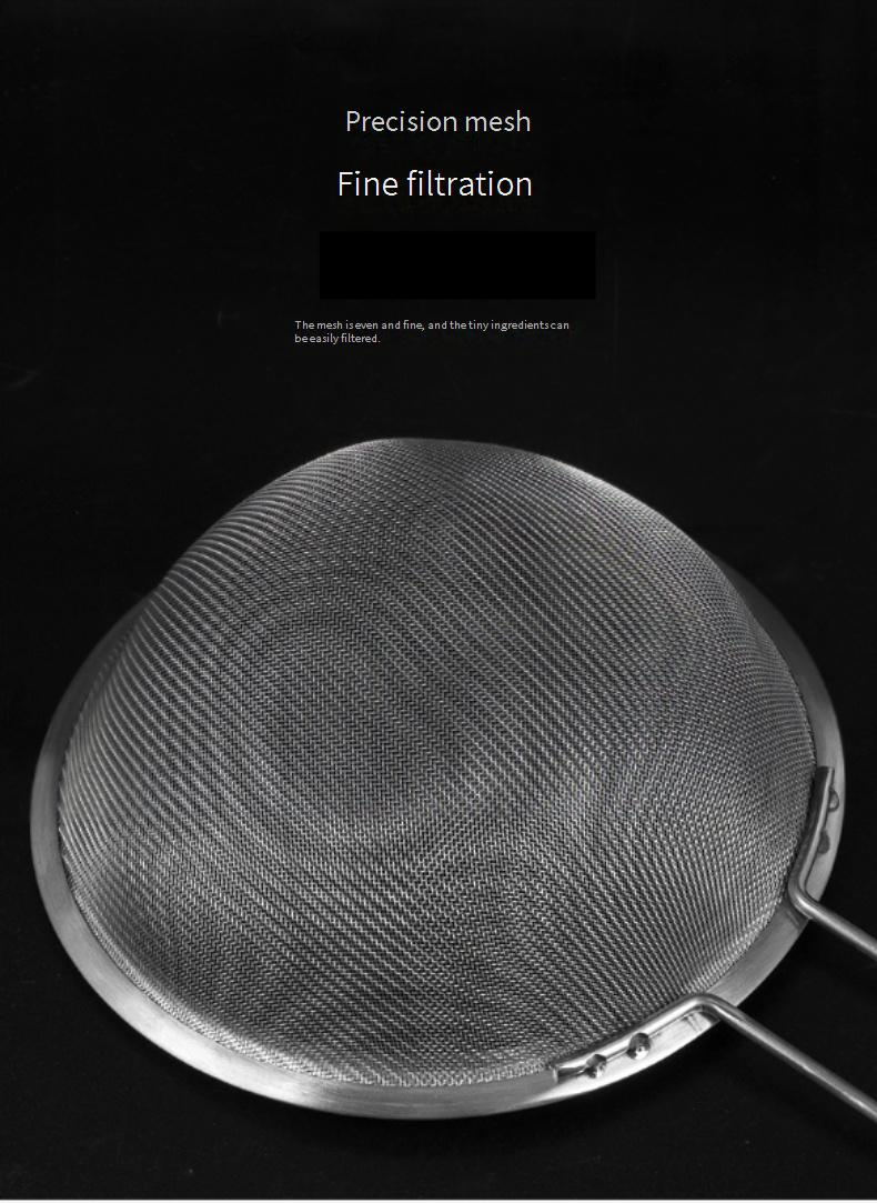 Stainless Steel Strainer Basket Multi Purpose Filter Mesh For Cooking Camping Deep Frying Pasta Skimmer Hot Pot Scoop Oil Strainer With Handle_voghion.com