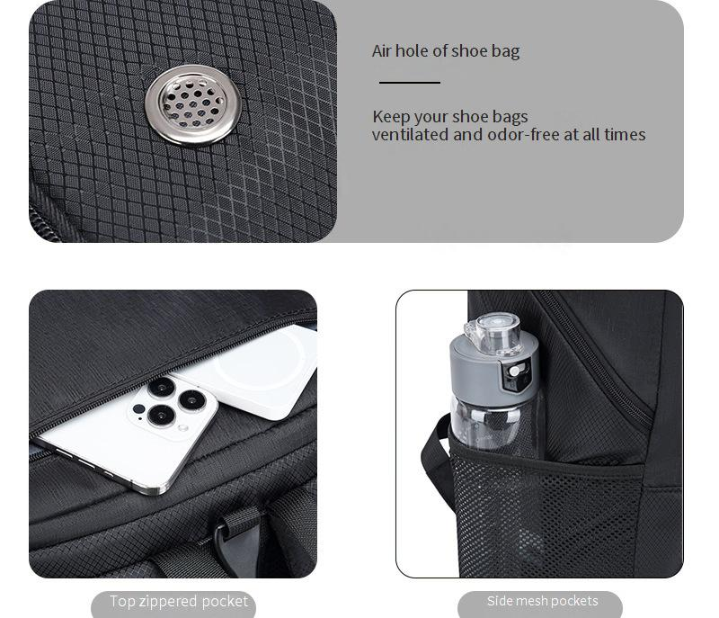 Aufbewahrungstaschen Multifunktionale Basketballtasche Trainingstasche Große Kapazität Praktischer Rucksack Wasserdichter Wärmeisolationsrucksack Freizeittasche_voghion.com