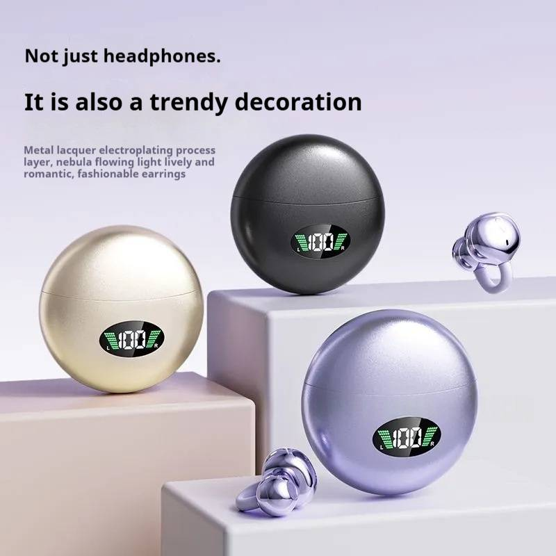 Wireless Bluetooth Earbuds With Directional Sound, Hi-Fi Stereo, Dual Noise Cancellation, 5.4 Bluetooth, IPX5 Waterproof, 8H Playtime For Sports_voghion.com