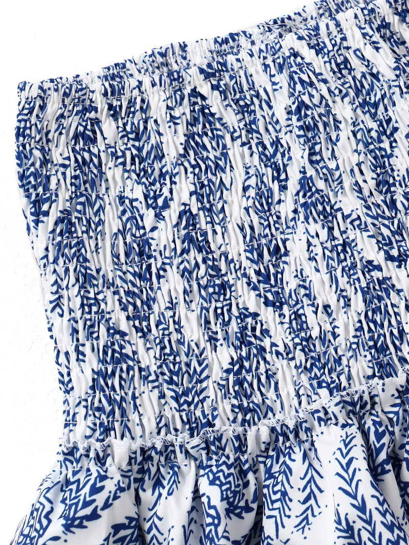 Women's Clothing Skirt Pleated Skirt Ruffle Printed Skirt Fashion Floral Short Skirt 13 Colors_voghion.com