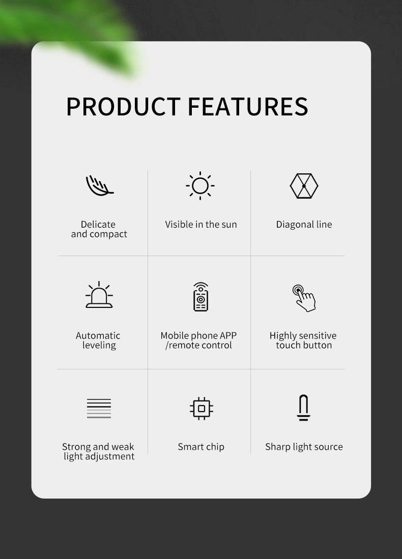 Self-Leveling Green Beam Laser Level – Compact Cross-Line Laser For Indoor/Outdoor Use, High Visibility In Bright Light, 360° Magnetic Base_voghion.com