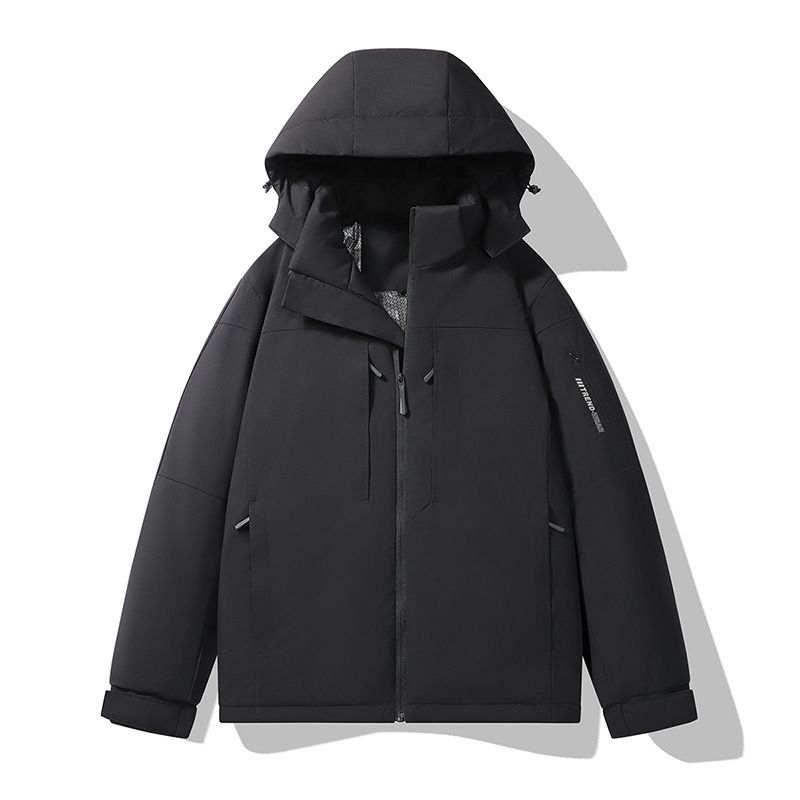 Giacca da lavoro in softshell spessa, antivento, impermeabile e calda, da uomo, in grafene, per escursioni all'aperto, in cotone_voghion.com