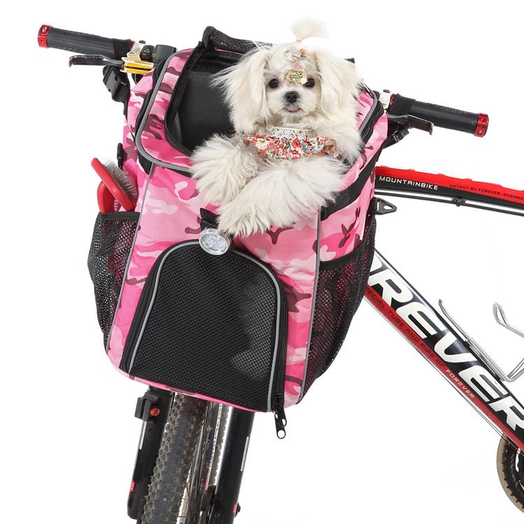 Car Carrier Mat Bicycle Double Shoulder Outdoor Pet Detachable Portable Dog Bag_voghion.com