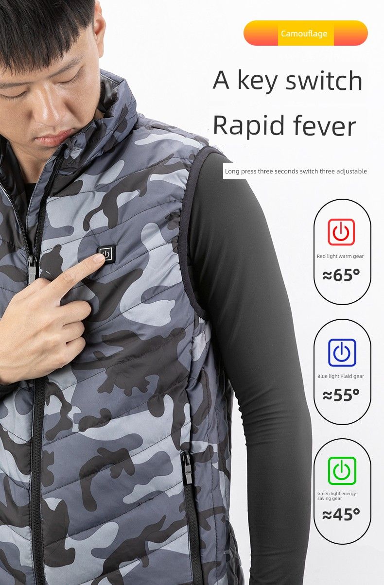Cold Protection In Winter Warm Vest Er Motorcycle_voghion.com