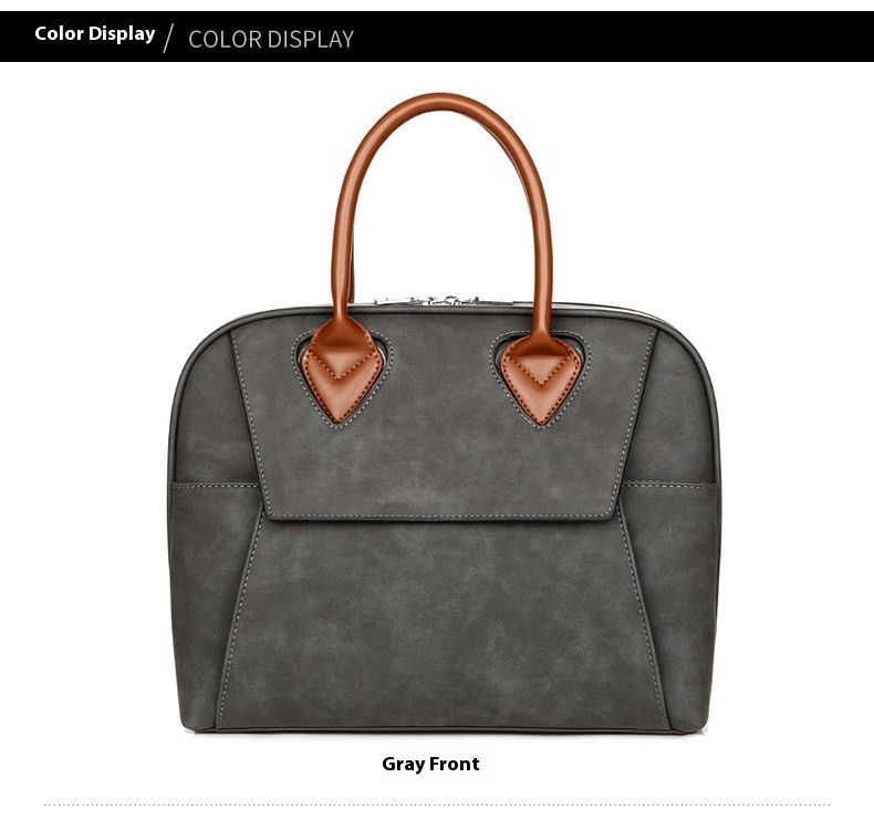 Fashionable Business Computer Bag Handheld Single Shoulder Laptop Bag Large Capacity Briefcase Waterproof And Seismic Resistant Bag_voghion.com