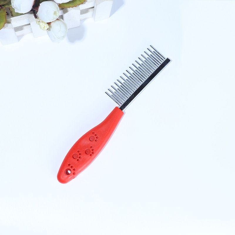 Sommerhaar-Hundepflegeset, vierteilig, Kamm, Bürste, Nagelknipser, Feile, Reinigungsset_voghion.com
