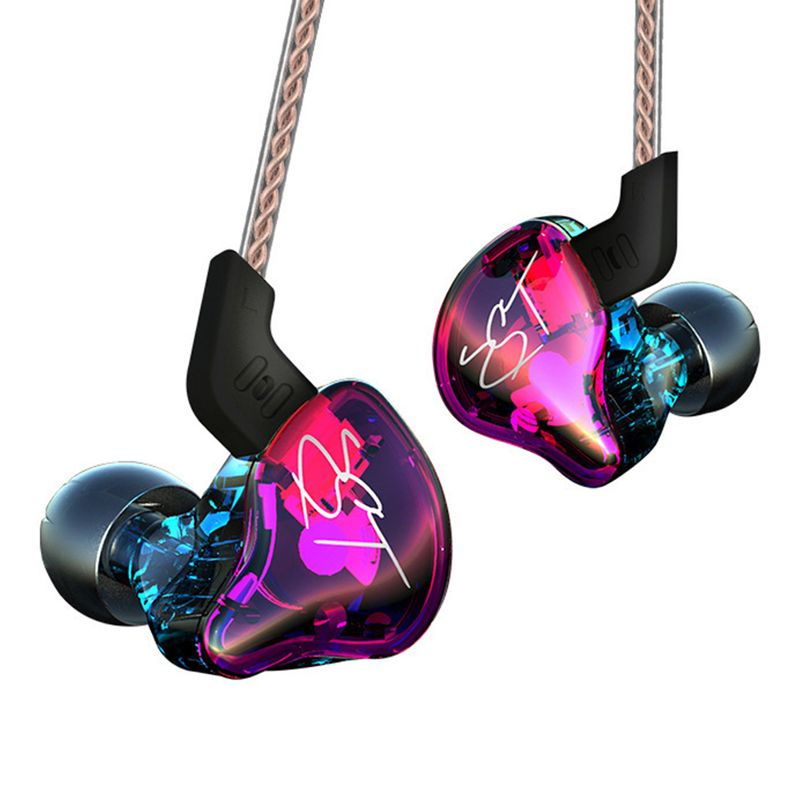 KZ-ZST Abnehmbarer HiFi-Heavy-Bass-In-Ear-Kopfhörer mit Kabel, Hybrid-Musik-Ohrhörer_voghion.com