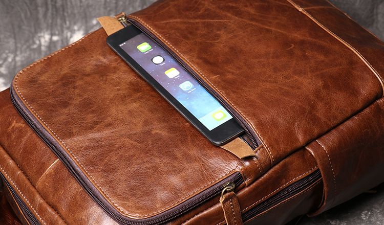 Herren Echtleder Handtasche Reise Wandern Große Kapazität 2025 Herbst/Winter Neue_voghion.com