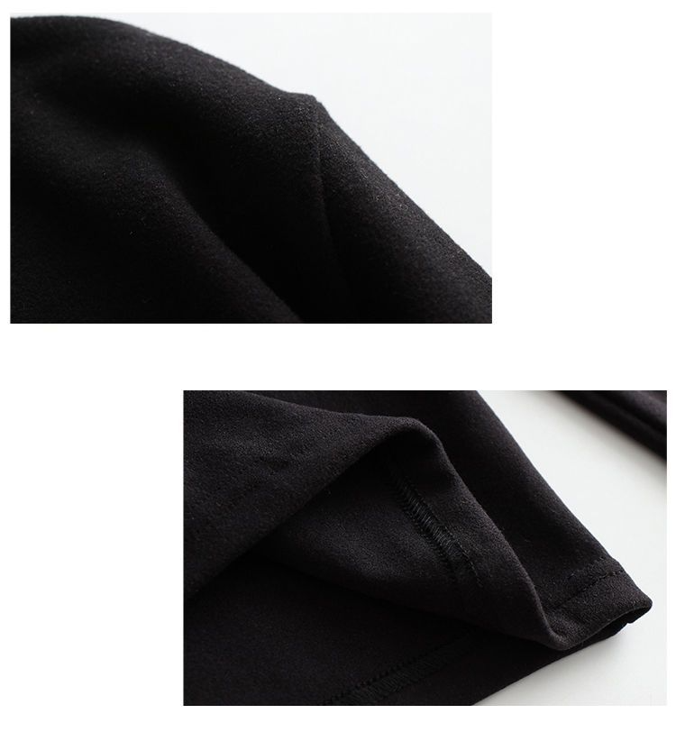 Camiseta cálida de manga larga para mujer, top de estilo occidental, camisa inferior adelgazante, cuerpo delgado_voghion.com
