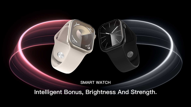 S9 smartwatch, smartwatch voor heren en dames, IP68 waterdicht sporthorloge, geschikt voor Android en iOS_voghion.com