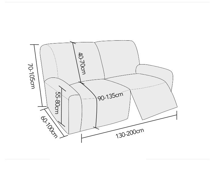 Square Jacquard All-inclusive Stretch Recliner Cover Universal Function Sofa Cover Sofa Cushion Massage Chair Cover_voghion.com