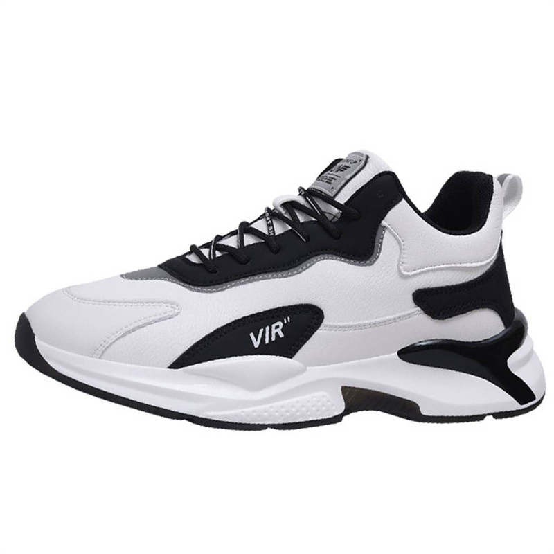 2025 Men's Sneakers Thick Soled Dad Plush Cotton Korean Version Versatile Men's Casual Fashion Running Shoes_voghion.com
