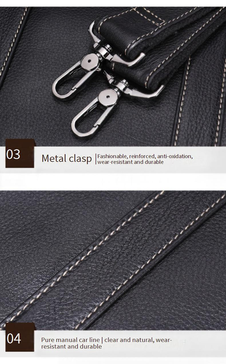 Herren Aktentasche Business Handtasche Computertasche Herren Rindsleder Schulter Messenger Bag Business Bag_voghion.com