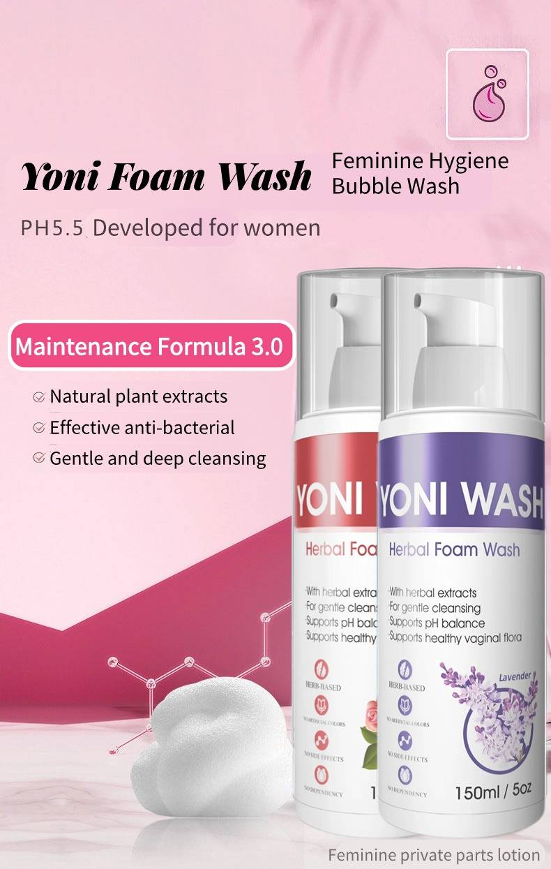 Prof.Ding RTS/OEM 100% Natural Organic Feminine Wash Whitening Intimate Foam Wash For Clean Yoni Foam Hygiene_voghion.com