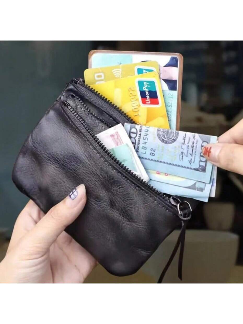 Estilo retrô moderno, couro de vaca de primeira camada, couro curtido ao vegetal, bolsa para chaves com acabamento envelhecido, cabide de cintura, bolsa para chaves em couro de vaca envelhecido_voghion.com