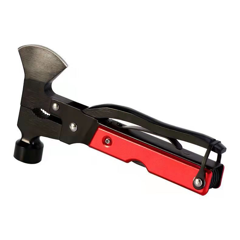 16-in-1 Folding Multi-functional Axe Hammer Emergency Tool Outdoor Camping Multi-purpose Tool_voghion.com