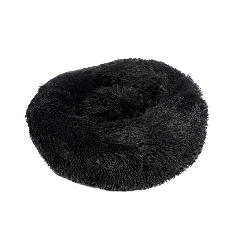 Removable And Washable Zippered Round Plush Bed All-Season Dog Cat Pet Mat_voghion.com
