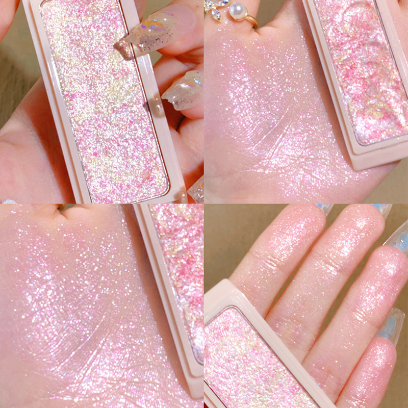 Ombretto glitterato con texture di purè di patate Ombretto impermeabile Palette per il trucco con glitter per il corpo perlato_voghion.com