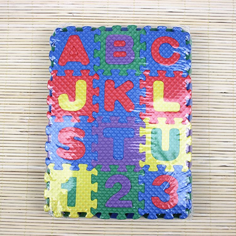 Giocattoli per bambini Giocattoli educativi per bambini Puzzle alfanumerico in schiuma da 36 pezzi, versione spessa_voghion.com