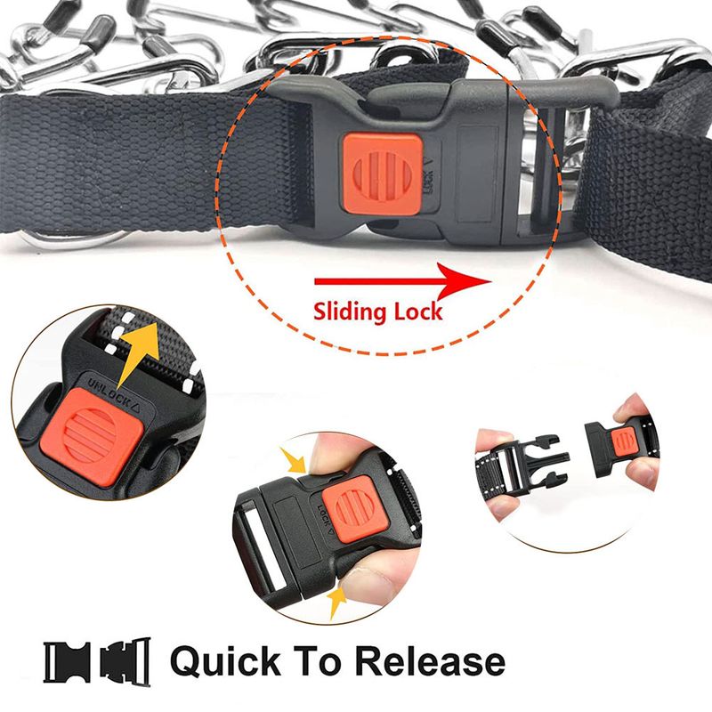 Stimulation Training Supplies Spike Neck Collar Pet Dog Chain_voghion.com