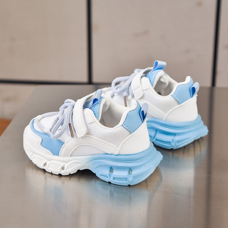 Chaussures de sport coréennes pour filles, printemps-automne 2025, chaussures de course à LED pour enfants, semelles souples, vente en gros_voghion.com