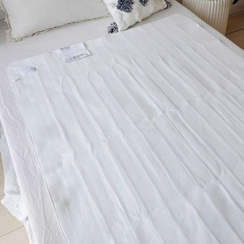 Couverture chauffante électrique – Tissu non tissé, plus de 5 niveaux de chaleur, format simple/double (150 x 70 cm à 200 x 180 cm), options de contrôle intelligentes et manuelles._voghion.com