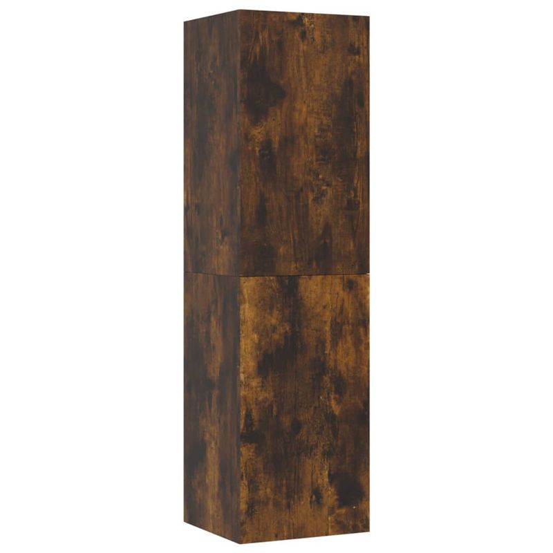 TV-Wandschrank Räuchereiche 30,5x30x110 cm_voghion.com
