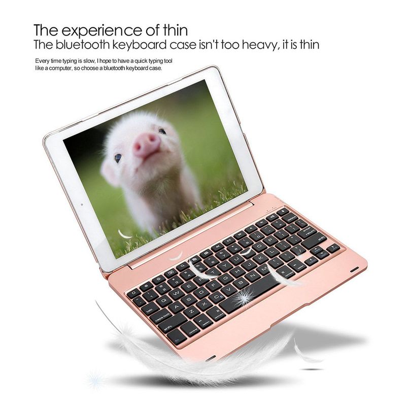 Étui pliable ultrafin Farfi pour clavier sans fil compatible Bluetooth pour tablette iPad Pro 9,7 pouces_voghion.com