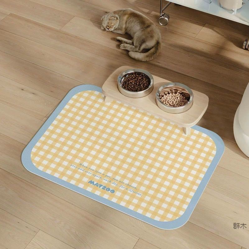 Tapete impermeable y antimanchas específico para mascotas, para gatos y perros, a prueba de fugas, resistente a la suciedad, lavable y a prueba de salpicaduras._voghion.com