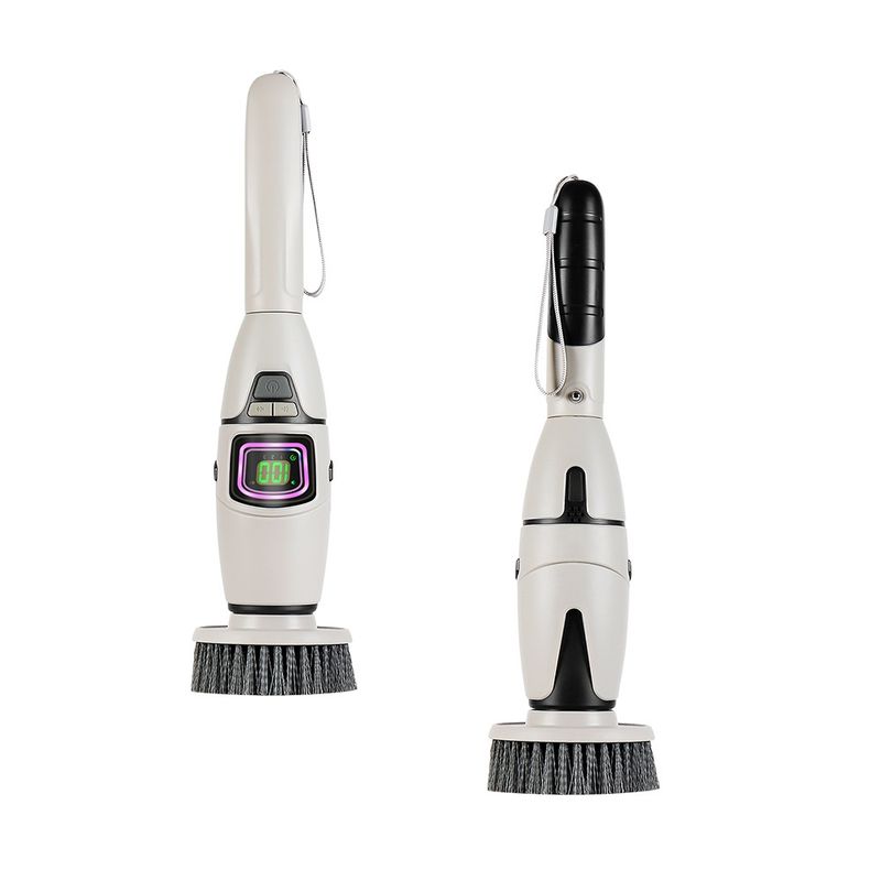 Cepillo de limpieza eléctrico 10 en 1, cepillo de limpieza eléctrico inalámbrico, cepillo de limpieza giratorio, cepillo de limpieza para ducha_voghion.com