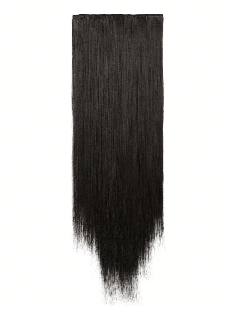 Clip da 1 pezzo in 6 pezzi con 16 clip per sintetizzare un'estensione di capelli lisci estesa da 24 pollici (oro intenso e_voghion.com