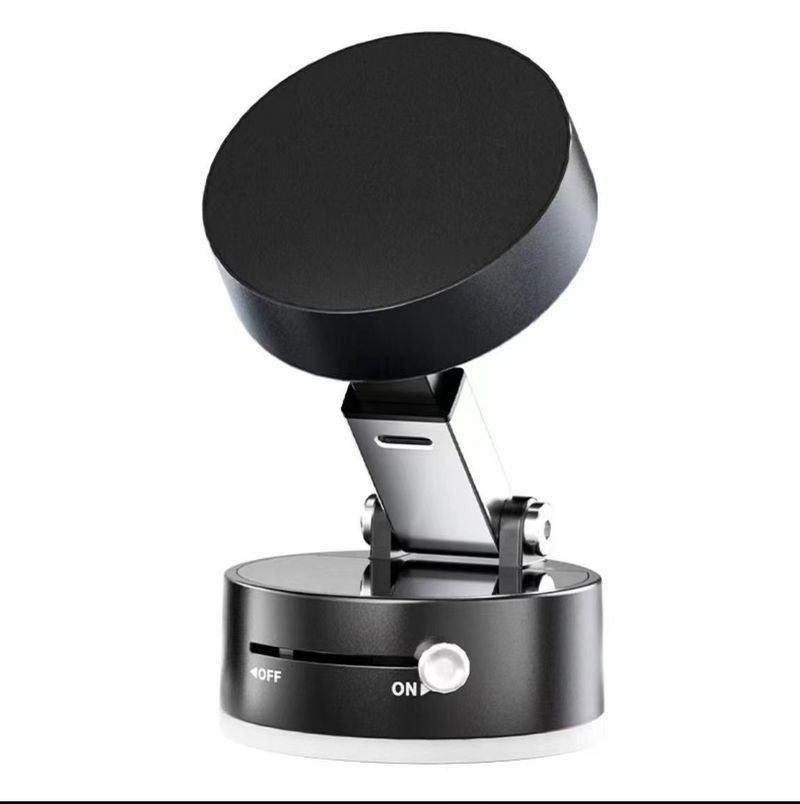 【 2823 People Favorites 】 Vacuum Phone Holder Screen Rotatable Strong Magnetic Center Console Suction Cup Car Navigation_voghion.com