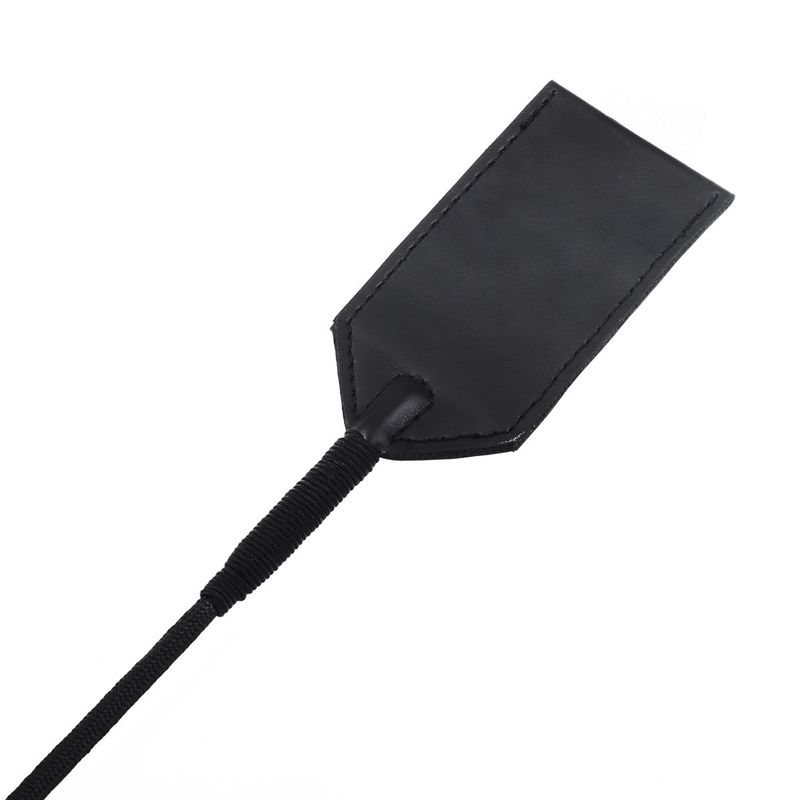 Sex Products SM Adult Products Couple Women Toys Spiked Leather Whip Black Handle Metal Racket Nails_voghion.com
