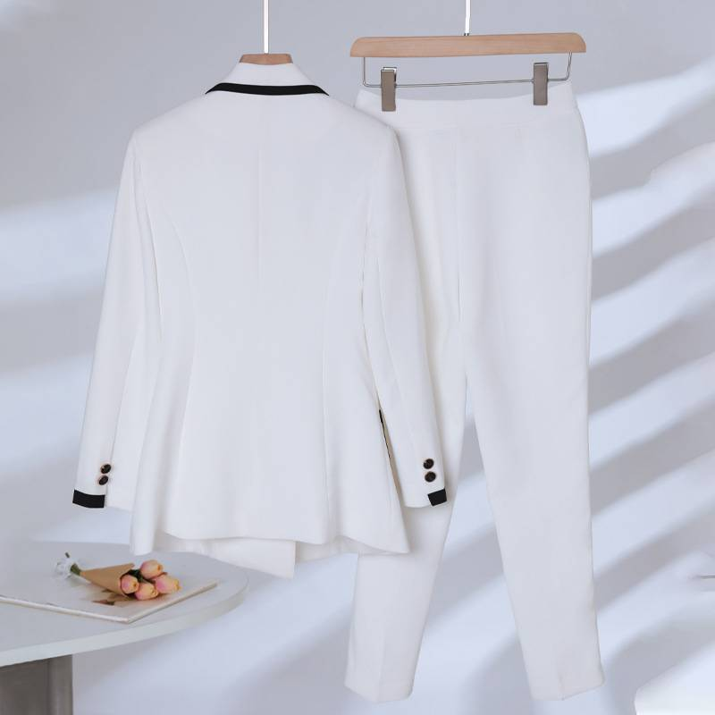 Vêtements pour femmes nouveau costume de mode de haute qualité célébrité d'internet frit rue costume deux pièces rajeunissant_voghion.com