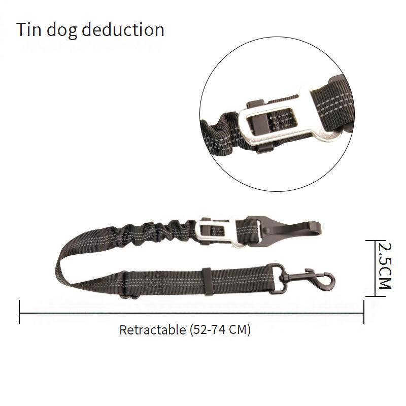 Pet Products Pet Traction Rope Double End Elastic Nylon Traction Rope Explosion Proof Traction Belt Multifunctional Pet Traction Rope_voghion.com