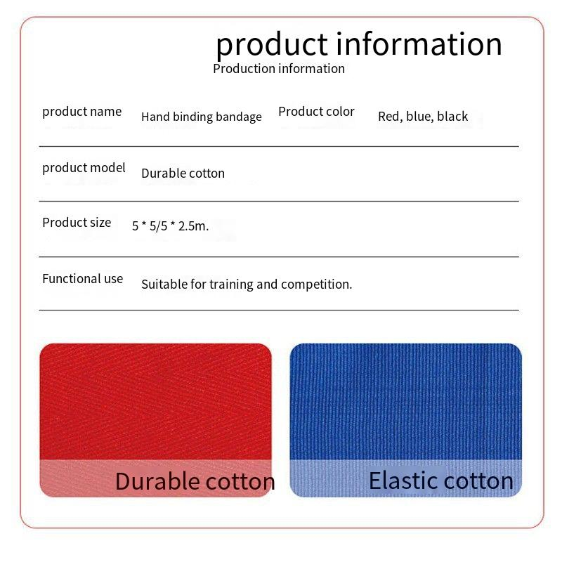 Boxbandage Handschlaufe Hoher elastischer Druck Komfortable atmungsaktive Sanda Kampfsport Handschlaufe Sandsacktraining_voghion.com