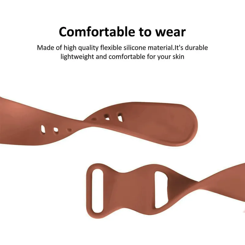 Silicone Band For IWatch 45mm 41mm 44mm 40mm Screen Protector Case And Sport Strap IWatch Series 9 8 7 6 5 4 SE Bracelet_voghion.com