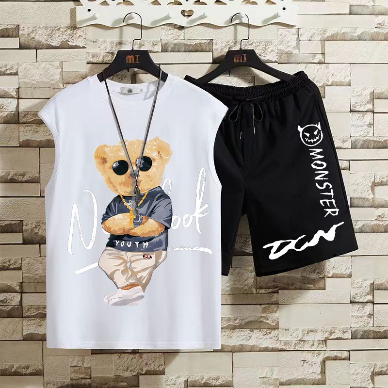 Härekleeder Grouss Quantitéit an exzellent Häreshorts Häreweste Kostüm Shorts Hären trendy komplett Set vun trendy Fräizäit_voghion.com