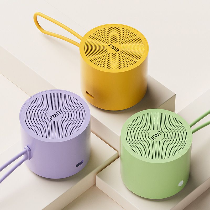 EWA-A127 Tragbarer Bluetooth-Mini-Lautsprecher mit Trageband und kabelloser Cannon-Technologie für den Außenbereich (TWS-Kopplung)_voghion.com